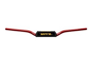 MANUBRIO WR5 28.6mm (ALTO) ROJO WIRTZ (231-R5-RD)