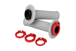 PUÑO MX2 LOCK-ON GRIS CRF250/450-YZF250/450-KXF250/450-RMZ250/450-KTM-HUSQ (JGO) WIRTZ (PU-LOCK-202)