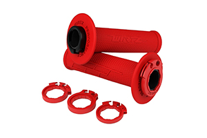 PUÑO MX2 LOCK-ON ROJO CRF250/450-YZF250/450-KXF250/450-RMZ250/450-KTM-HUSQ (JGO) WIRTZ (PU-LOCK-203)