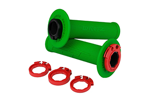 PUÑO MX2 LOCK-ON VERDE CRF250/450-YZF250/450-KXF250/450-RMZ250/450-KTM-HUSQ (JGO) WIRTZ (PU-LOCK-205)