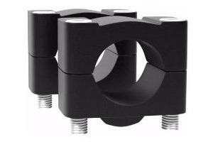 ANCLAJE CLAMP ADAPTADOR 22mm A 28mm NEGRO WIRTZ (255-WTZ-JB)