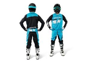 CONJUNTO MOTOCROSS ELEVATE 2021 VERDE AGUA/NEGRO TALLE M (32/34) WIRTZ (WG-VAN-M)