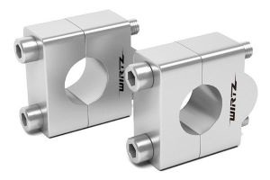 ELEVADOR UNIVERSAL +45MM CON TAPA (PARA MANUBRIOS 7/8, 22MM) COLOR PULIDO (257-45mm-POL)