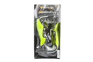 CUBREMANOS METAL (ALMA ALUMINIO) FLUO+NEGRO FREE WIRTZ (SHOCKMT-FLU)