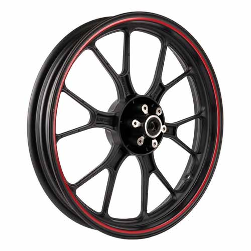 ARO DE LLANTA COMPLETO ALUMINIO TRAS. MOTOMEL SIRIUS 150 OEM