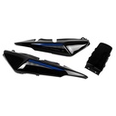 CACHA BAJO ASIENTO + UNION COLIN MOTOMEL NEW S2 150 TUBULAR AZUL (3PCS) OEM