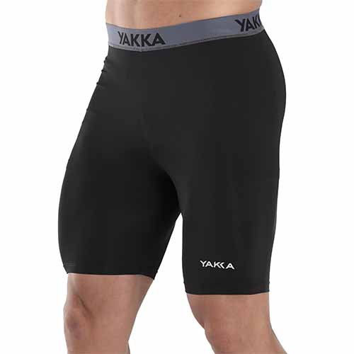 CALZA CORTA HOMBRE NEGRO/NEGRO XXL YAKKA (1001)