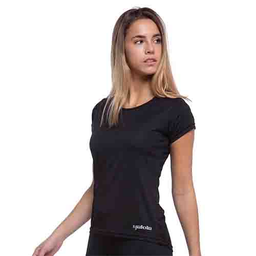 REMERA RUNNING MUJER NEGRA M YAKKA (4004)