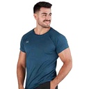 REMERA RUNNING HOMBRE JASPEADA PETROLEO XL YAKKA (4007) DISCONTINUADA