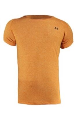 REMERA RUNNING HOMBRE JASPEADA NARANJA S YAKKA (4007)