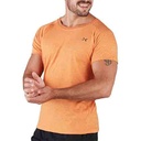 REMERA RUNNING HOMBRE JASPEADA NARANJA M YAKKA (4007) DISCONTINUADA