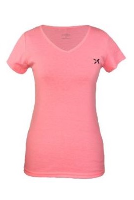 REMERA RUNNING MUJER JASPEADA SALMON S YAKKA (4015)