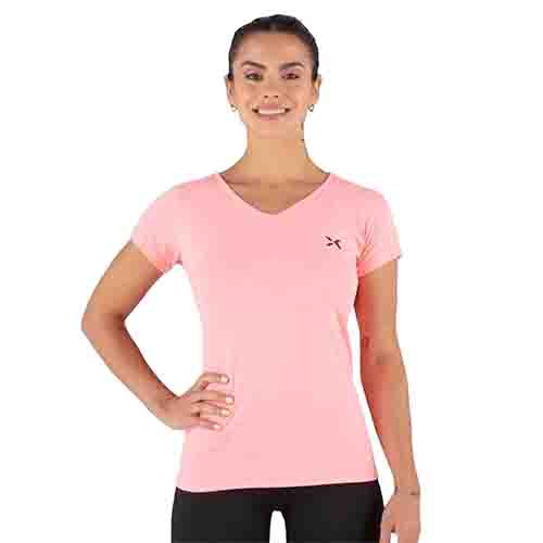 REMERA RUNNING MUJER JASPEADA SALMON S YAKKA (4015)