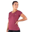 REMERA RUNNING MUJER JASPEADA BORDO S YAKKA (4015)