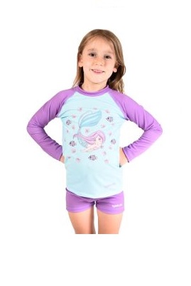 REMERA FILTRO UV NIÑO SIRENA TALLE 1 YAKKA (4005)