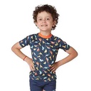 REMERA FILTRO UV NIÑO DINOSAURIO M/CORTA TALLE 1 YAKKA (4021)