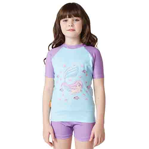 REMERA FILTRO UV NIÑO SIRENA M/CORTA TALLE 10 YAKKA (4021)