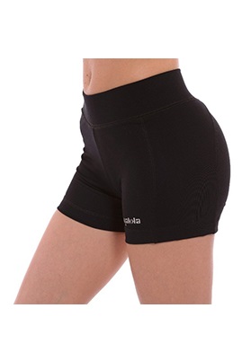 CALZA MINI SHORT MUJER NEGRO TALLE S YAKKA (3004)