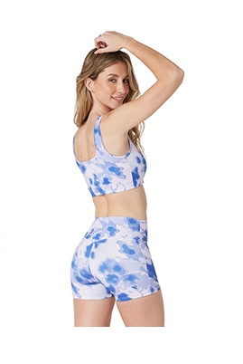 CALZA MINI SHORT MUJER SUBLIMADA INFINITY TALLE XL YAKKA (3006)