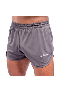 SHORT RUNNING UNISEX GRIS TALLE S YAKKA (4009)