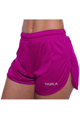 SHORT RUNNING UNISEX FUCSIA TALLE S YAKKA (4009)