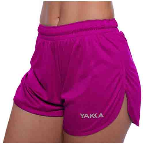 SHORT RUNNING UNISEX FUCSIA TALLE S YAKKA (4009)