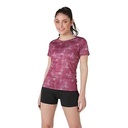 REMERA RUNNING MUJER TAYLOR BORDO TALLE S YAKKA (4028)(4026)