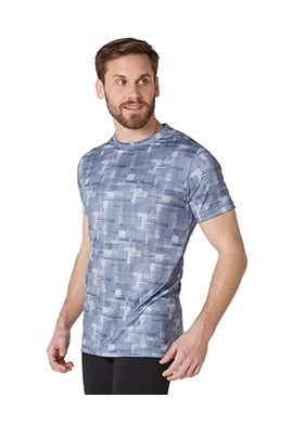 REMERA RUNNING HOMBRE TAYLOR GRIS TALLE S YAKKA (4003)