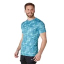 REMERA RUNNING HOMBRE TAYLOR AQUA TALLE XL YAKKA (4003)