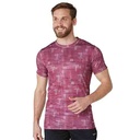 REMERA RUNNING HOMBRE TAYLOR BORDO TALLE L YAKKA (4003)