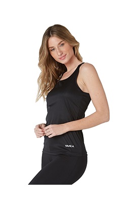 MUSCULOSA DRIFIT MUJER ODISEA NEGRA TALLE S YAKKA (4000)