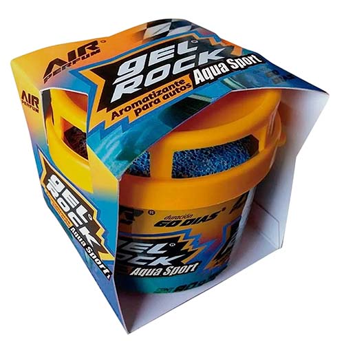 AIR PERFUM GEL ROCK AQUA 80gr SILISUR