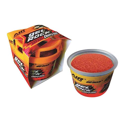 AIR PERFUM GEL ROCK CHERRY 80gr SILISUR