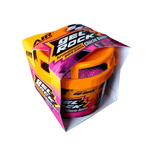 AIR PERFUM GEL ROCK CHICLE BOOM 80gr SILISUR