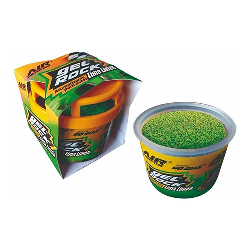 AIR PERFUM GEL ROCK LIMA LIMON 80gr SILISUR
