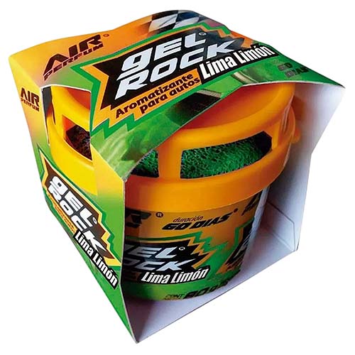 AIR PERFUM GEL ROCK LIMA LIMON 80gr SILISUR