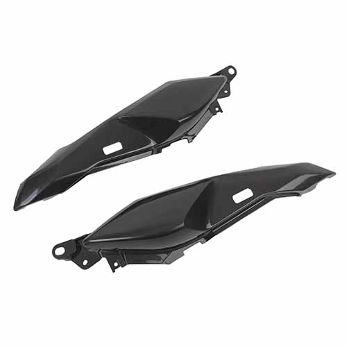 CACHA LATERAL TRASERA YAMAHA FZ16 (JGO) NEGRO (FLEXIBLE) (21C-XF173/174) PLASTUCA VC (992