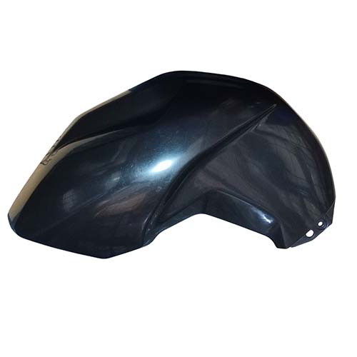 CACHA TANQUE NAFTA DERECHO YAMAHA FZ 16 NEGRA (FLEXIBLE) (21C-XF413) PLASTICA VC (979)