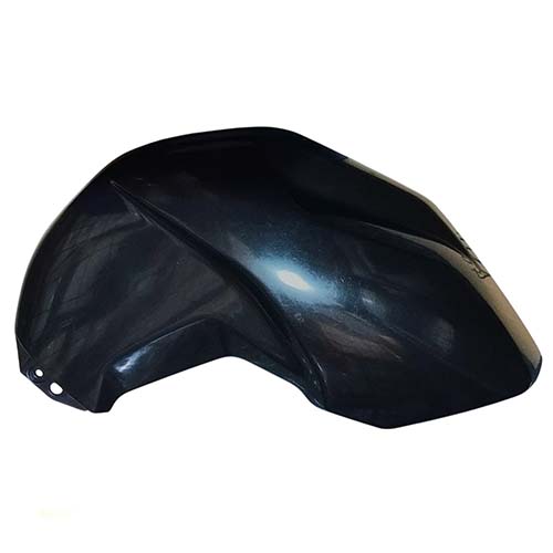 CACHA TANQUE NAFTA IZQUIERDO YAMAHA FZ 16 NEGRA (FLEXIBLE) (21C-XF412) PLASTICA VC (980)