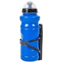 CARAMAÑOLA AZUL SPORTS 600CC CON TAPA CUBRE PICO Y SOPORTE NEGRO PLASTICA VC (1072A)