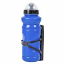CARAMAÑOLA AZUL SPORTS 600CC CON TAPA CUBRE PICO Y SOPORTE NEGRO PLASTICA VC (1072A)