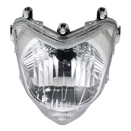 FAROL OPTICA DELANTERO YAMAHA FZ16 COMPLETO PLASTICA VC (967)