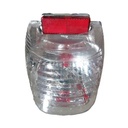 FAROL TRASERO ZANELLA RX 150/ HONDA CG 150 TITAN 2000/ BETA 150/ OTRAS FUME PLASTICA VC (759)