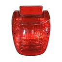 FAROL TRASERO ZANELLA RX 150/ HONDA CG 150 TITAN 2000/ BETA 150/ OTRAS ROJO PLASTICA VC (758)