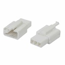 FICHA HEMBRA 3 TERMINALES PLASTICA VC (774)