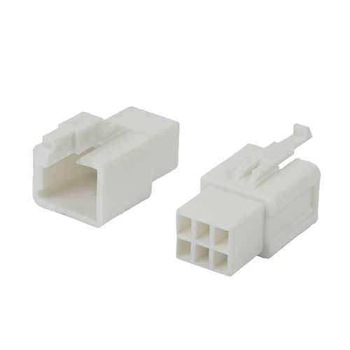 FICHA HEMBRA 6 TERMINALES PLASTICA VC (775)