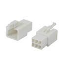 FICHA HEMBRA 6 TERMINALES PLASTICA VC (775)