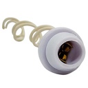 PORTALAMPARA GIRO UNIVERSAL P/ LAMPARA MUELITA PLASTICA VC (578)