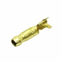 TERMINAL TUBO MACHO Ø 4mmm BRONCE X 100 U. PLASTICA VC (704)