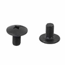 TORNILLO M6X10 NEGRO P/PLASTICOS CABEZA Ø 16mm X UNIDAD PLASTICA VC (T006N)